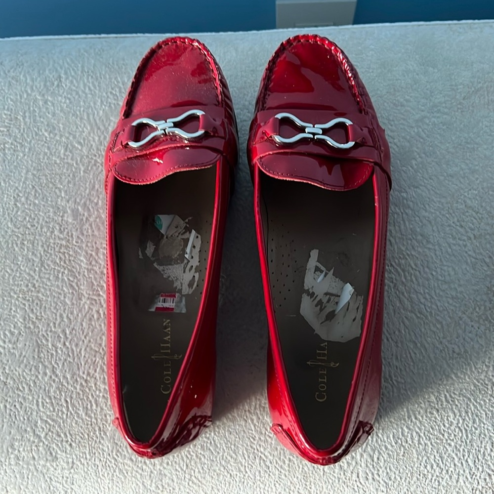 Cole Haan Red Loafers